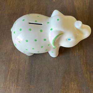 Tiffany and Co baby elephant piggy bank
